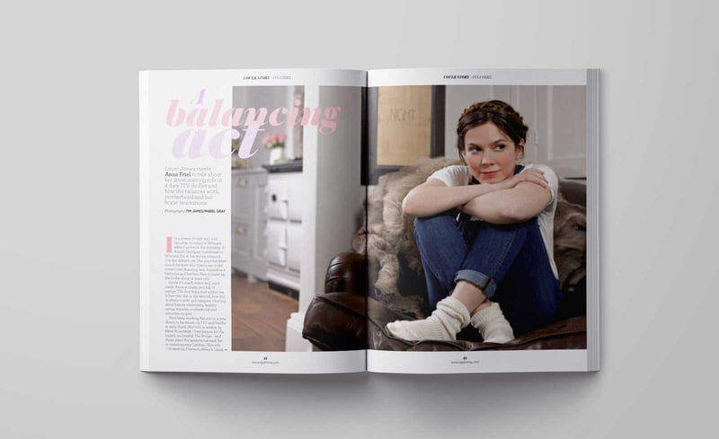 Spread from AGA Living magazine