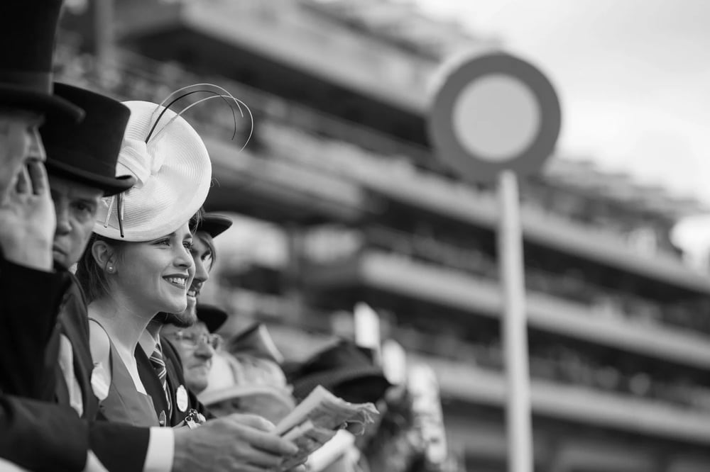 People at the Royal Ascot horse racing event