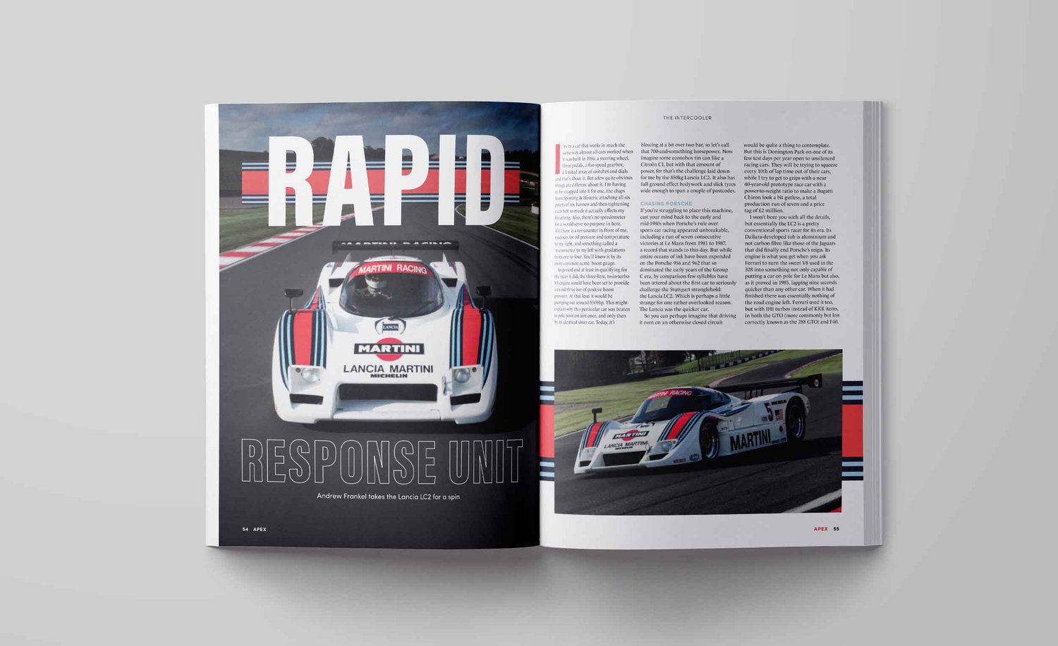 Rapid response unit feature in Apex magazine