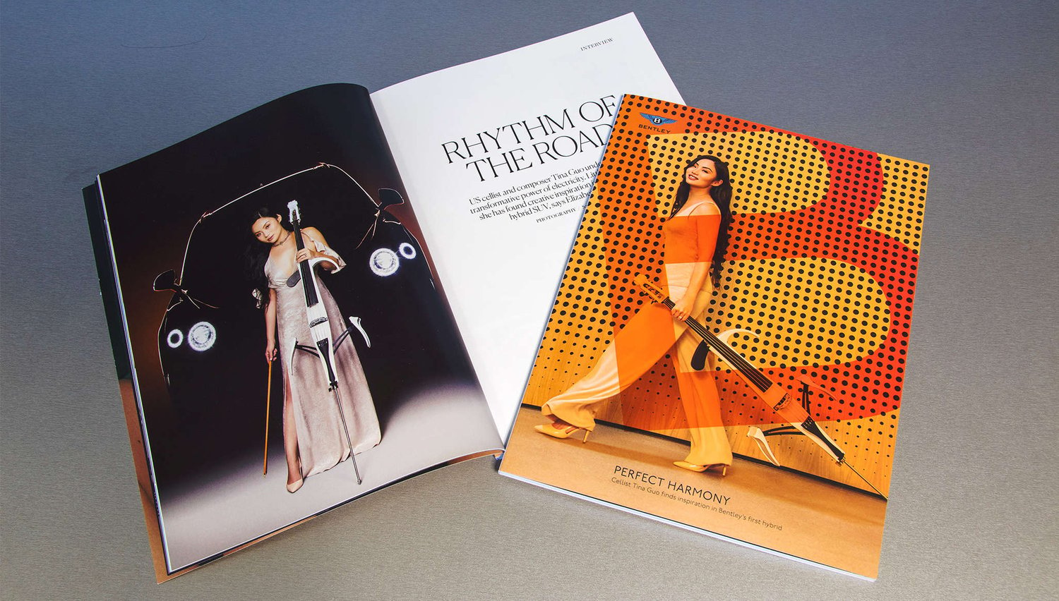 Printed Bentley magazines designed by Dialogue