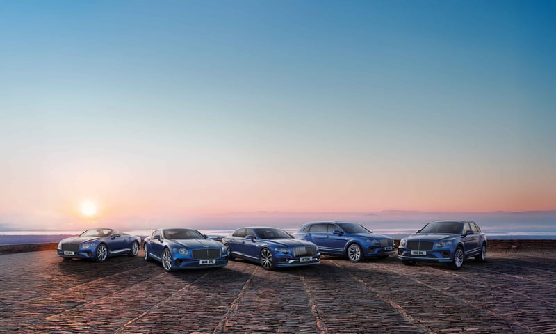 Bentley's at sunset