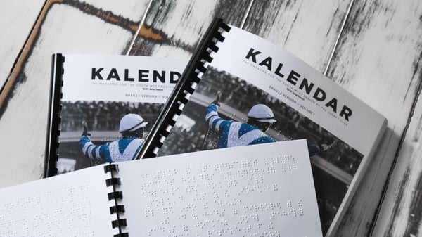 Unique Braille Kalendar magazine brings Jump racing to visually impaired