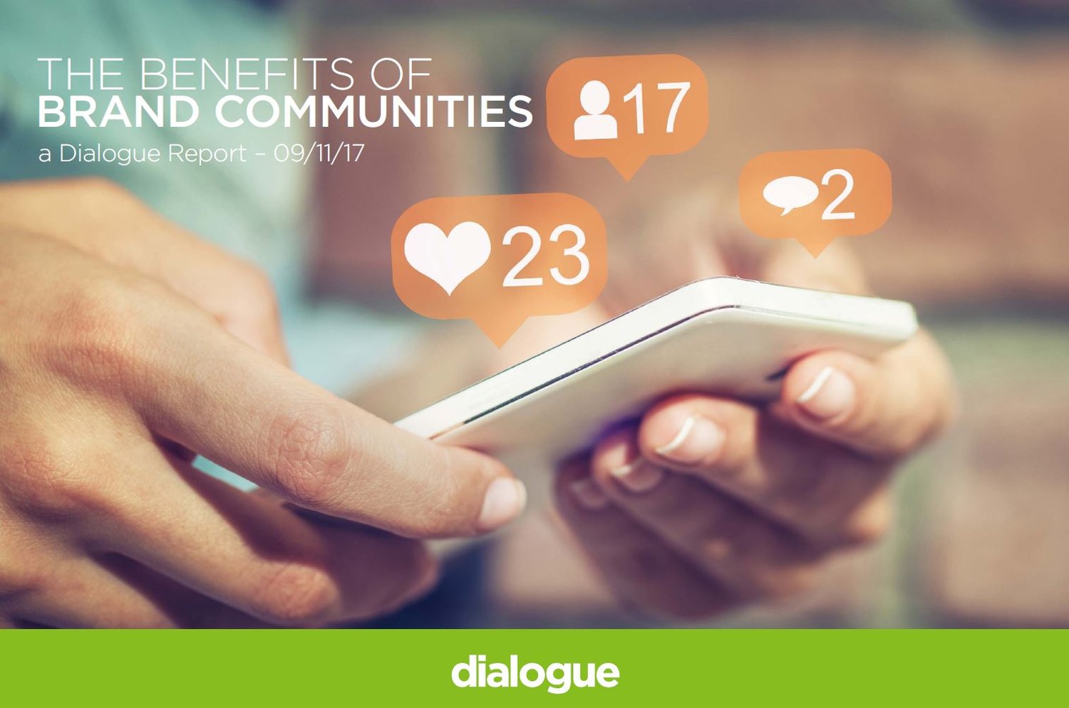 Dialogue brand communities report front cover