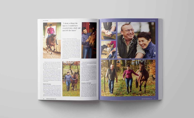 Inside equestrian magazine, British Eventing