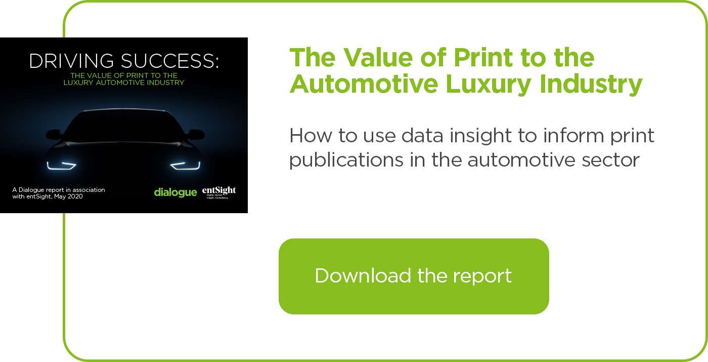 Print Automotive Luxury Consumer report