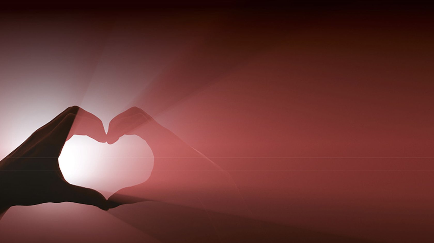 Hands in a heart shape