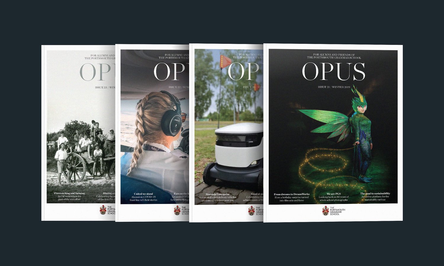 A selection of OPUS covers