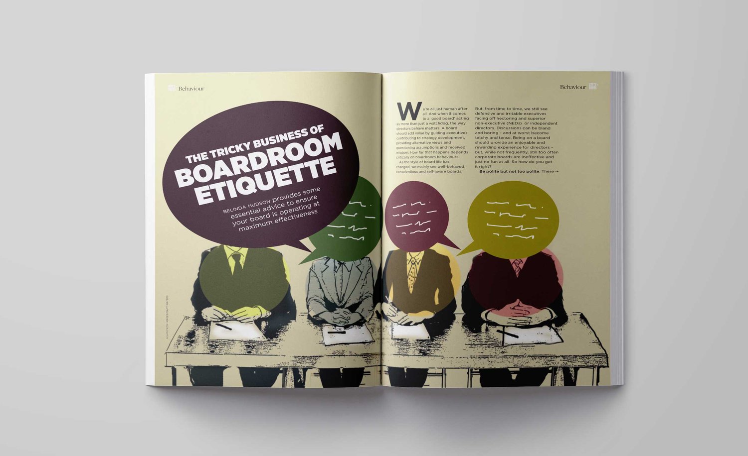 Boardroom Etiquette article