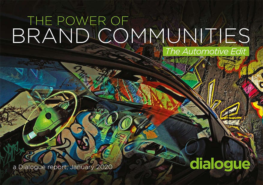 The power of brand communities report cover by Dialogue