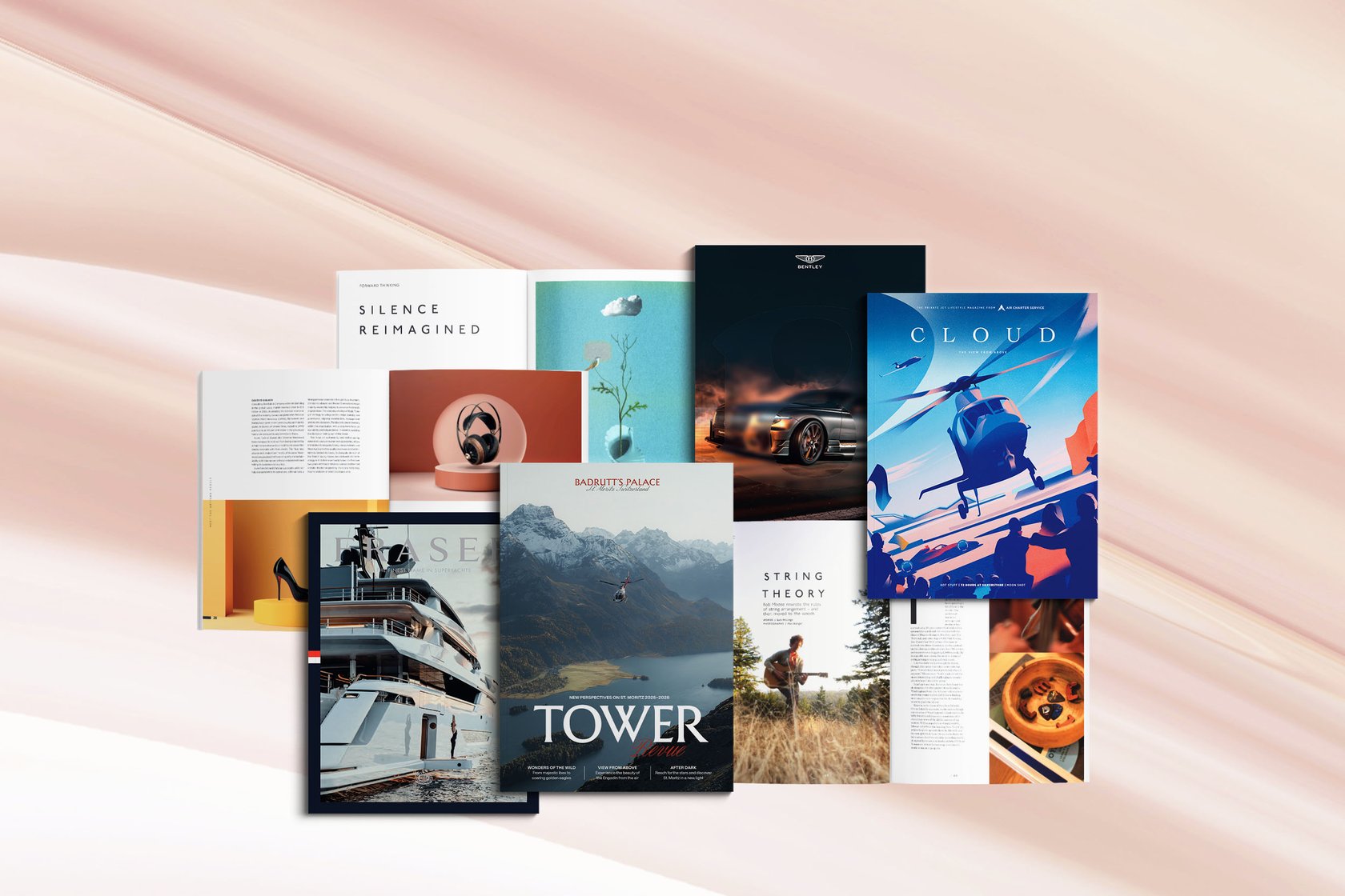 Selection of premium magazines