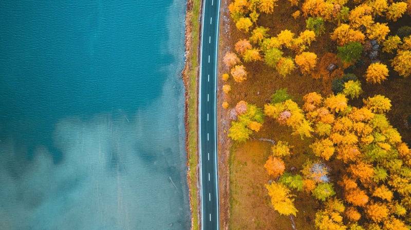 A road between land and sea