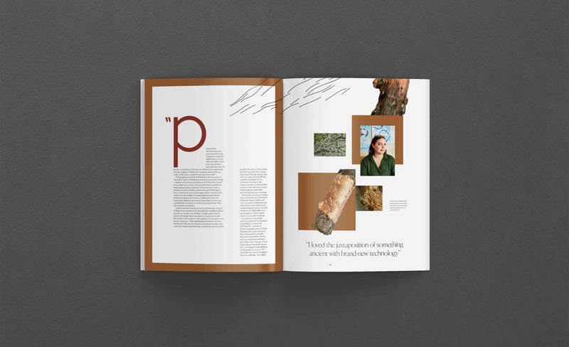 Bentley Magazine artist layout