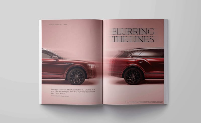 Bentley Magazine spread.