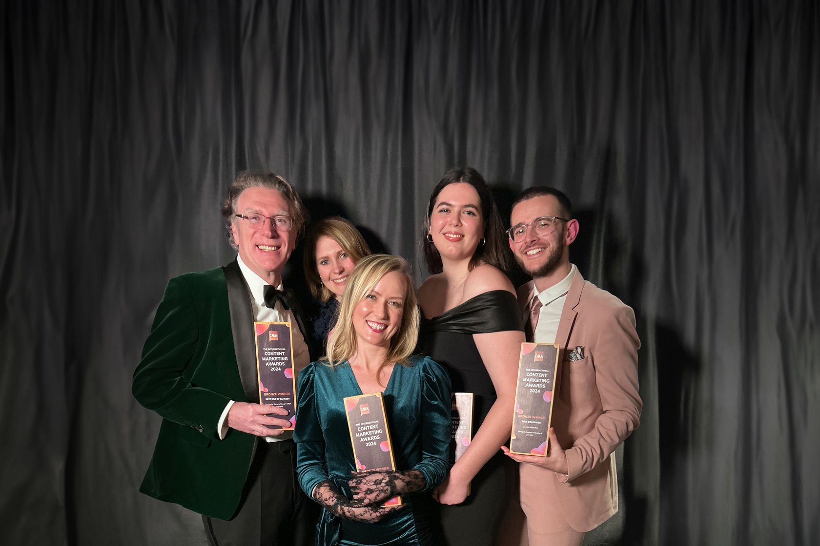 Award-winning content marketing team