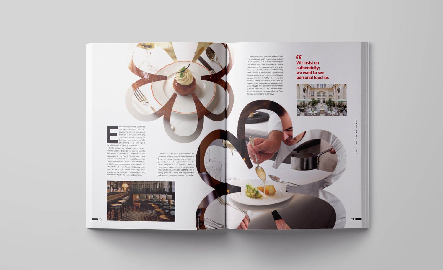 Cloud magazine spread.