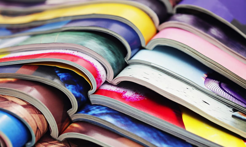 Magazines, print literature and distribution