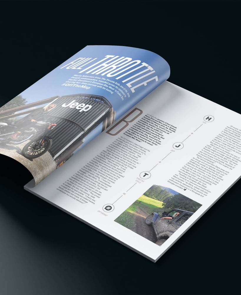 Jeep magazine '7' layout