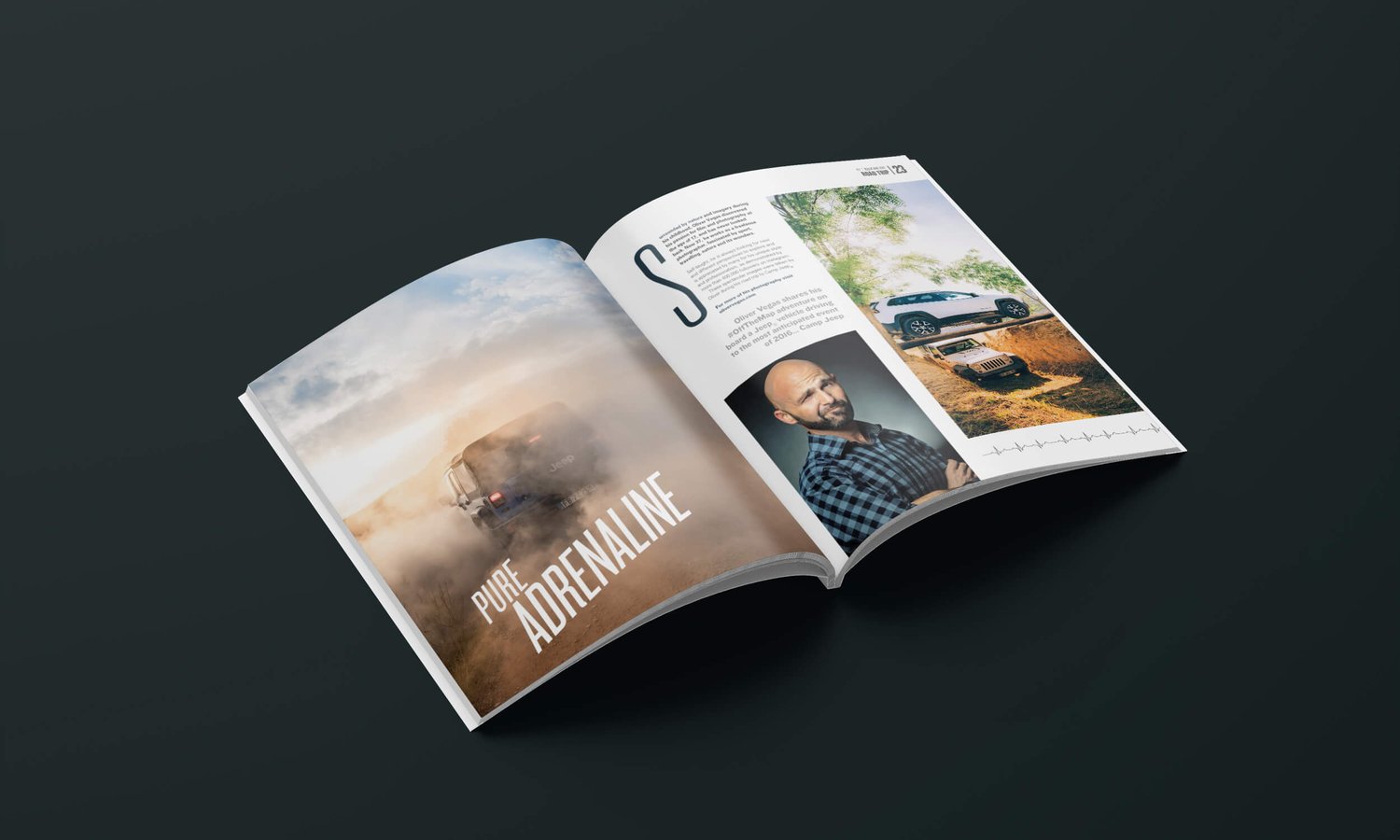 Jeep magazine '7' layout
