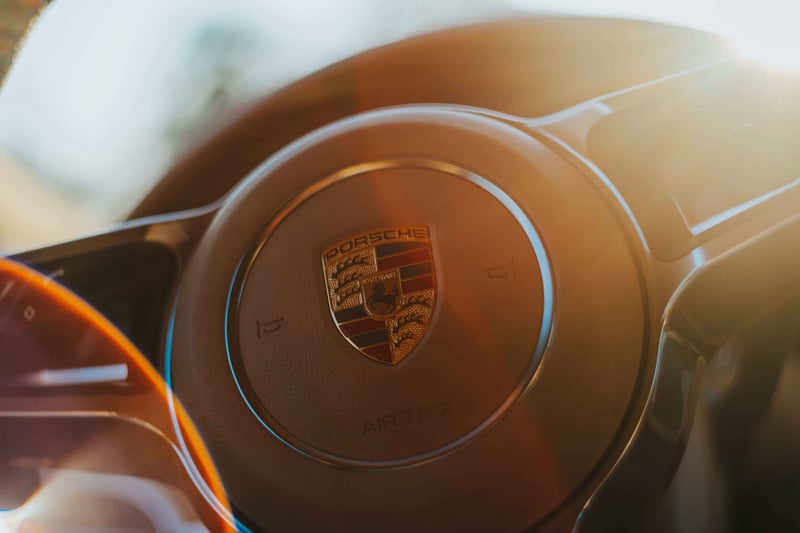 Automotive Porsche Club Steering Wheel