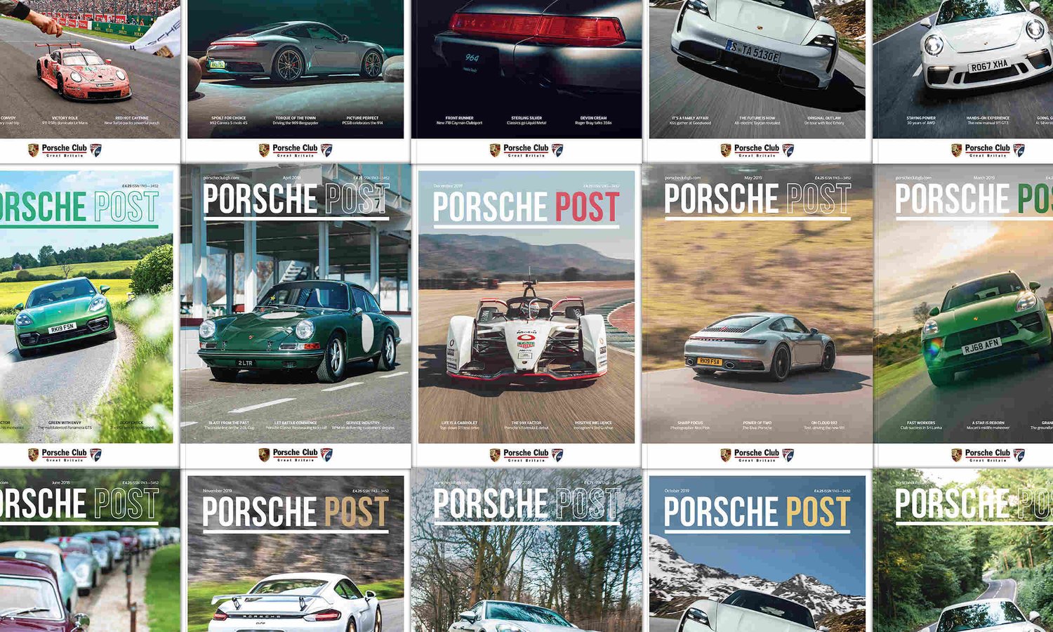 Porsche Post Magazine Covers