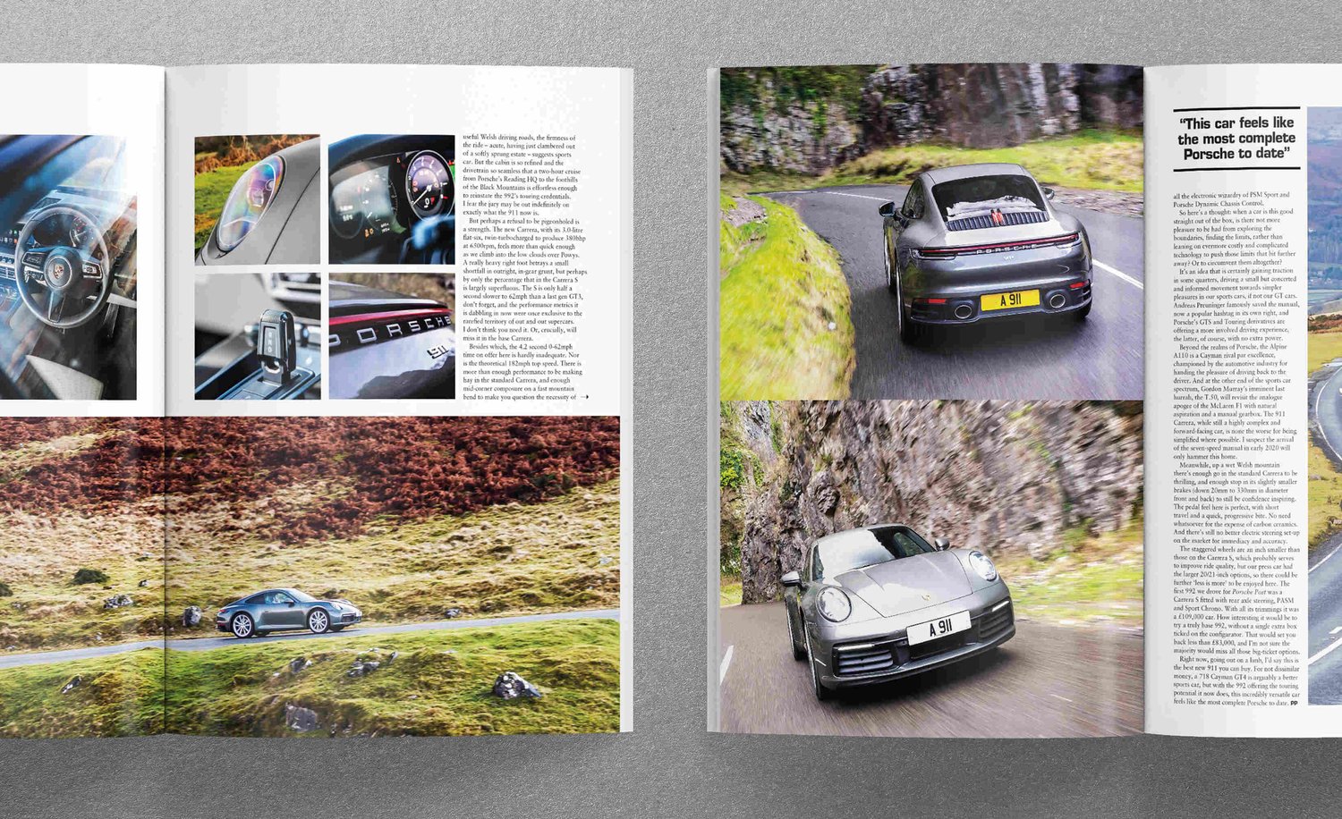 Porsche Magazine Layout