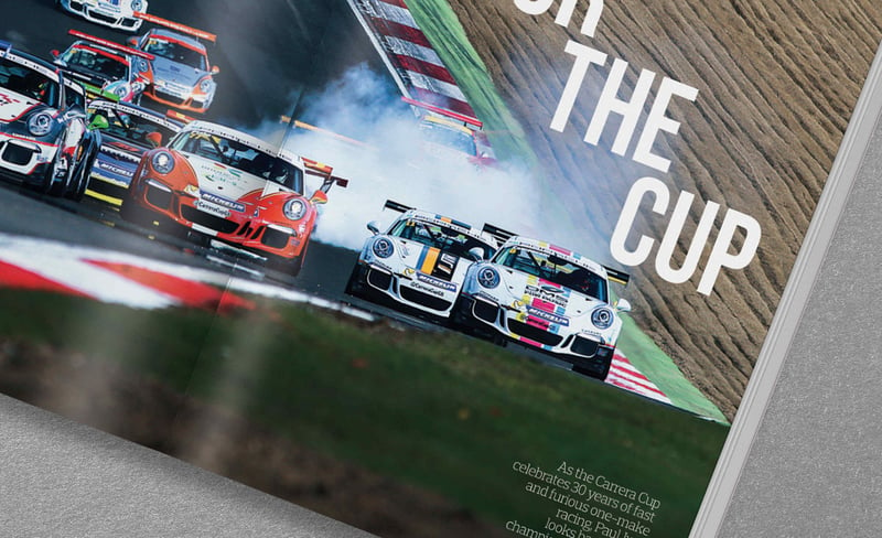 Porsche Magazine Layouts