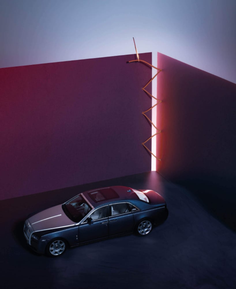 A Rolls-Royce car.